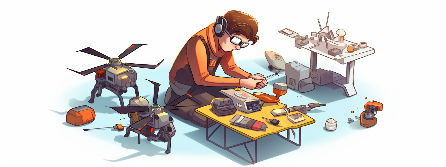 How to handle drone repairs