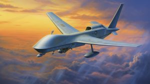The General Atomics MQ-1 Predator, introduced in the 1990s, was one of the first armed UAVs capable of both surveillance and targeted strikes