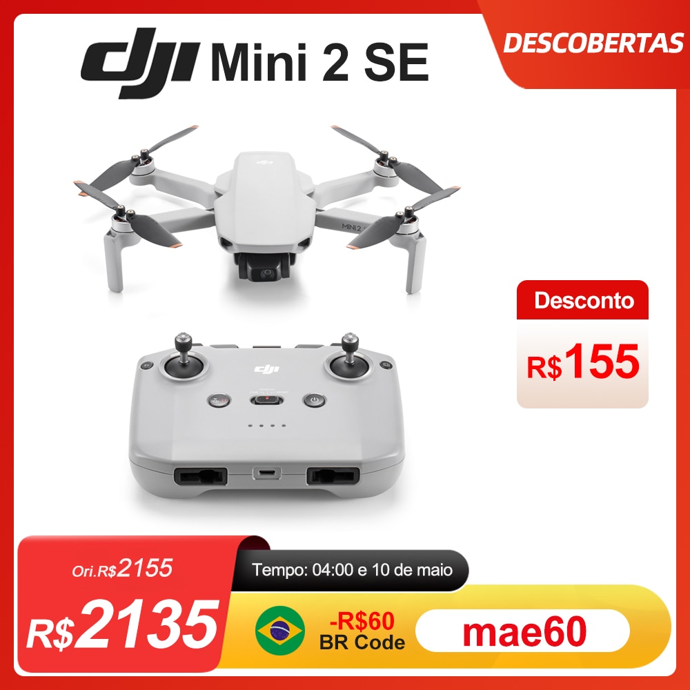 DJI Mini 2 SE Drones Camera Drone GPS Quadcopter 249g 2.7K HD 30fps Video 10km Transmission 4×Digital Zoom 31Min Max Flight Time