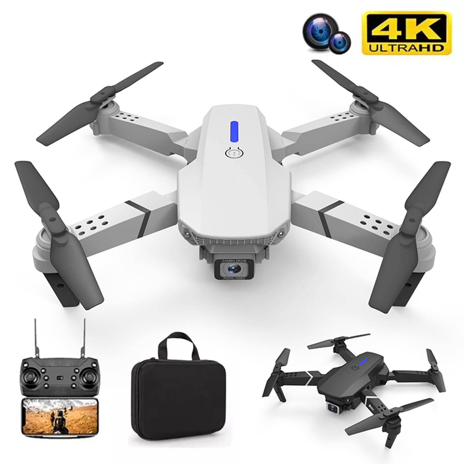 E88 Pro 2022 New Drone WIFI FPV Drone With Wide Angle 4K Camera Foldable Quadcopter Drones Kid Gift Toys Mini Drone Toy