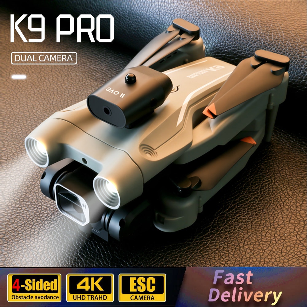 New K9Pro RC Drone 4K Professional with 1080P Wide Angle Optical Flow Localization Quadcopter Vs Z908/K9 Pro with Camera