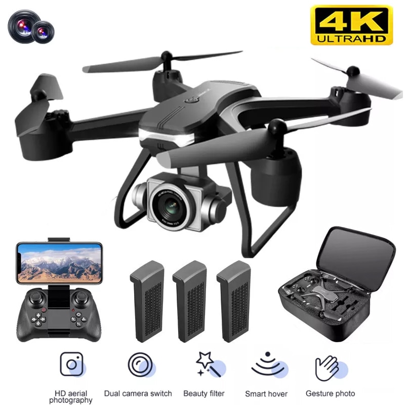 V14 Drone 4k Professional HD Wide Angle Camera 1080P WiFi Fpv Drone Dual Camera Height Keep Quadcopter Helicopter Toy