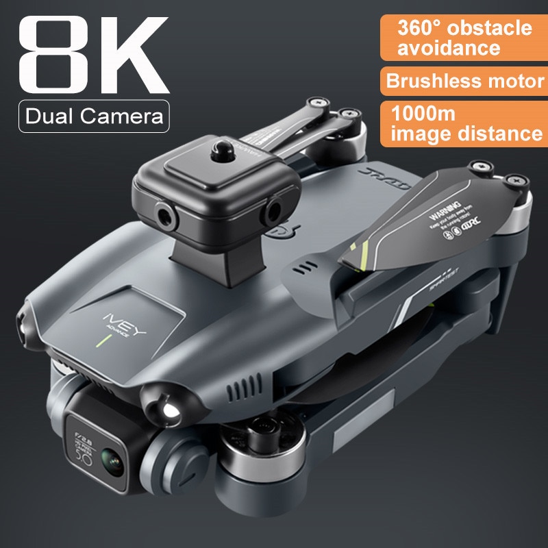 2023 New V28 Pro Drone 4K Professional Obstacle Avoidance 8K HD Camera Brushless Foldable Quadcopter Dron Toys RC Distance 1000M
