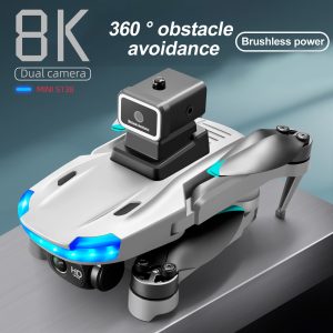 2023 S138 Drone 4K Professional 8K Dual HD Camera Obstacle Avoidance Optical Flow Positioning Brushless RC Dron Quadcopter Toys