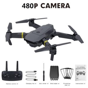 360 Extent Aerial Camera Drone E58 Small High Definition Wifi With 4-Axis Foldable Real-Time Image Transmission Fixed Height