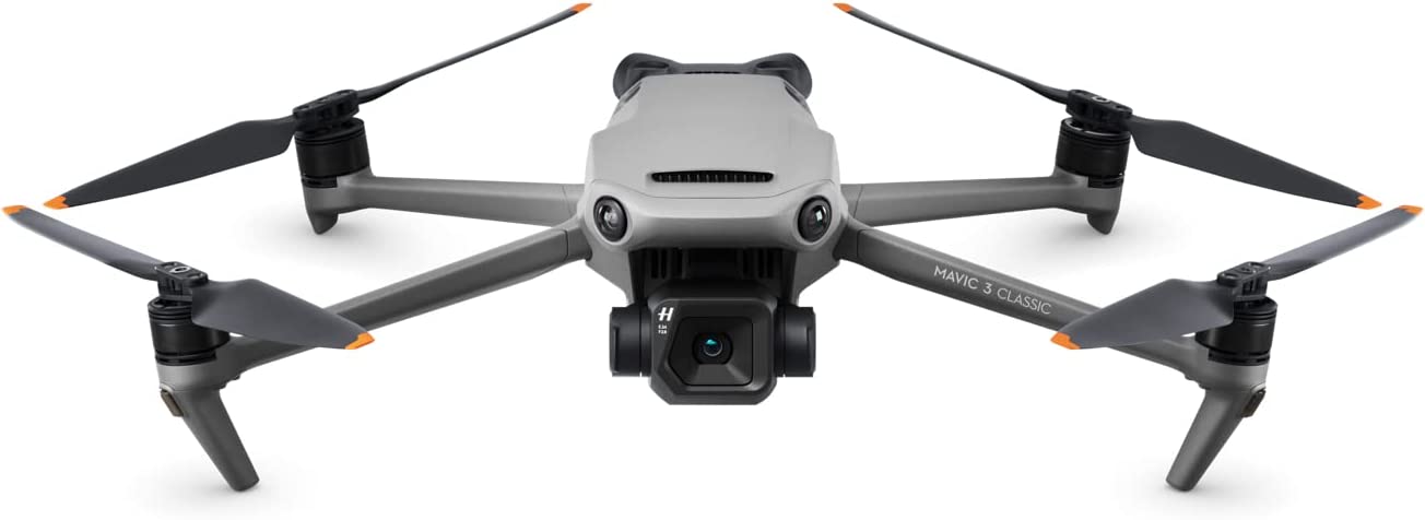 DJI Mavic 3 Classic, Drone with 4/3 CMOS Hasselblad Camera for Professionals, 5.1K HD Video, 46 Mins Flight Time, Omnidirectional Obstacle Sensing, 15km Transmission Range, Smart Return to Home