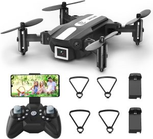 FERIETELF T25 Mini Drone with Camera – 1080P HD RC Drones for Kids 8-12 Fpv Drone for Adults Beginners, With One Key Take Off/Landing, Gravity Sensor, Gesture Authority, 3D Flip, Voice Authority