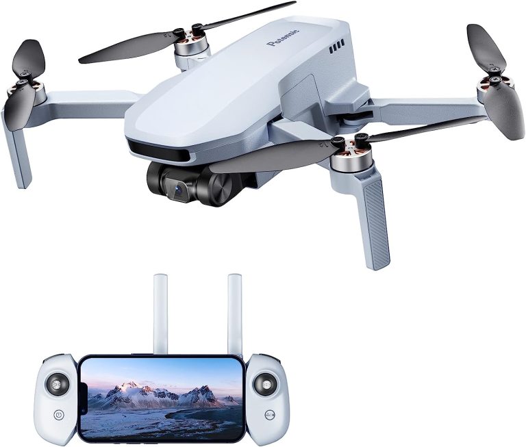 Potensic ATOM SE GPS Drone with 4K EIS Camera, Under 249g, 62 Mins Flight, 4KM FPV Transmission, Brushless Motor, Max Speed 16m/s, Auto Return, Lightweight and Foldable Drone for Adults