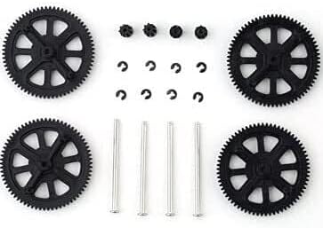 [Drone Accessories] Drone Accessories Parrot AR Drone 2.0 Quadcopter Spare Parts Motor Pinion Gear Gears& Shaft Set Replaceable (Color : Black) [Replacement]