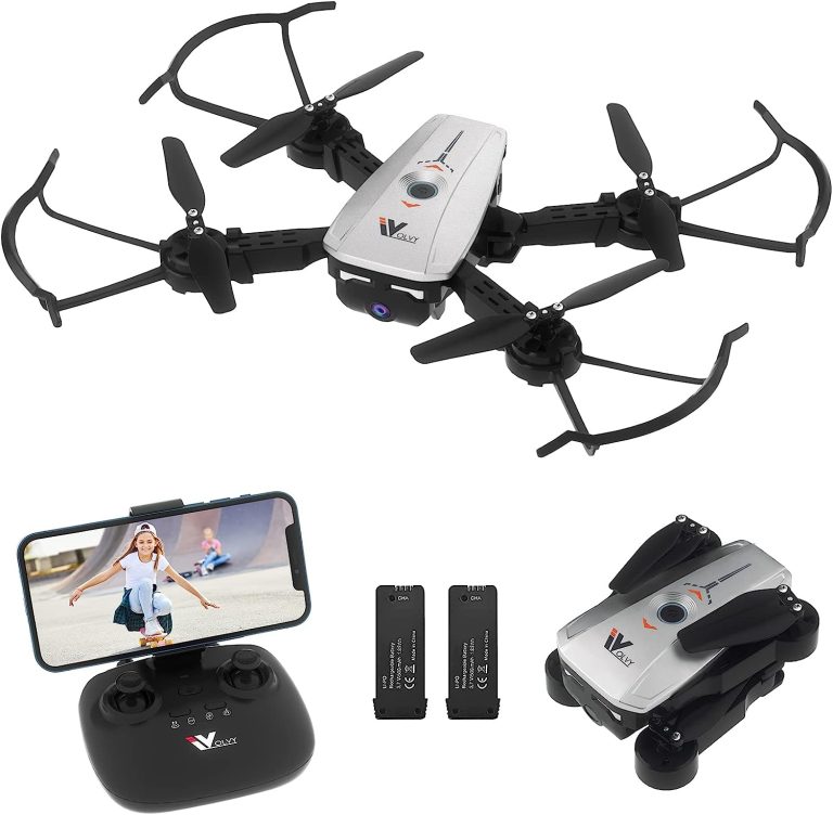 Drones with Camera for Adults/Kids/Beginners – FPV Drone with Camera 1080P Live Video Drones for Kids with 1 Key Fly/Land/Return Design Drones for Adults with 360° Flip/Custom Path/164fts Range RC Drone with Voice/Gesture/Gravity Control Gift Ideas