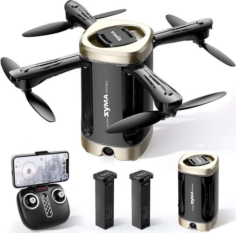 Mini Drone with Camera for Kids Adults, Syma 1080P FPV Camera Drone Foldable Quadcopter with Altitude Hold, Headless Mode, One Key Start, 24 mins Flight Time, Gifts for Boys Girls