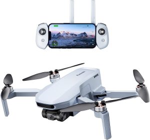 Potensic ATOM SE Drones with Camera for Adults 4K EIS, Under 249g, 4KM Long Transmission, Level 5 Wind Resistance, 31 Mins Flight, GPS Auto Return, Portable and Foldable Drone for Beginners