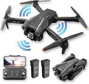 XIONEE Drone with 1080P Camera for Adults and Kids, Obstacle Avoidance, Optical Flow Hover, Headless Mode, Gestures Selfie, Altitude Hold, One Key Start, 3D Flips, 2 Batteries, Toys Gifts for Boys Girls