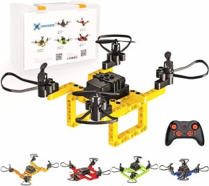 5-in-1 STEM Educational Science Kits, Building Toys with Easy-to-Fly DIY Drone and Remote Control Mini Drones for Kids – Perfect Toys Gifts for Boys and Girls, Ideal for Family Activities, Birthday & Christmas Gifts, School Activities, Students, and Teens (Ages 5-7, 5-9, 8-12, 10+)