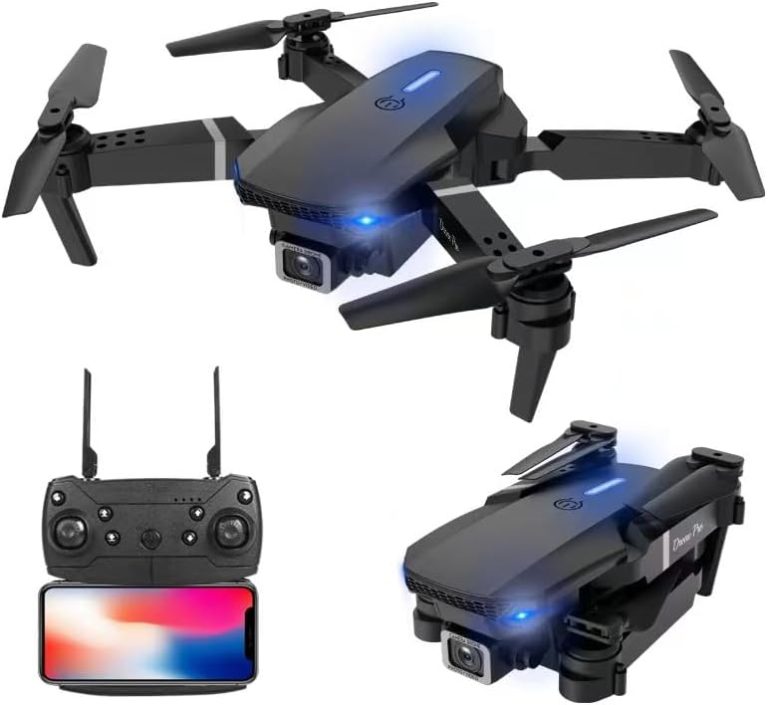 Drones with Camera for Adults Beginners Kids, Foldable Drone with 1080P HD Camera, RC Quadcopter – FPV Live Video, Altitude Hold, Headless Mode, One Key Take Off/Landing, APP Control