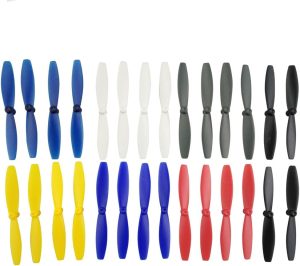 sea jump 28pcs propellers for Parrot Minidrone Parrot Mambo Parrot Swing Rolling Spider Props Blades Parts for Airborne Cargo Drone Airborne Night Drone Hydrofoil propellers Aperture 0.8mm,7 Colors