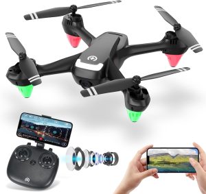 Drone with Camera – 2K Camera Drones with Gravity Control and Altitude Hold, HD FPV Live Video, Headless Mode, Speed Adjustment, 3D Flips – Perfect RC Quadcopters for Kids Beginners, Funny Toys Gifts for Boys Girls and Adults