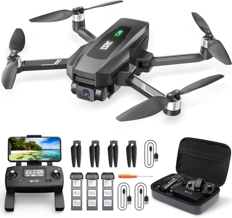 TENSSENX Foldable GPS Drone with 4K UHD Camera for Adults Beginner, TSRC Q8 FPV RC Quadcopter with Brushless Motor, 5G WiFi Transmission, Follow Me, Optical Flow, Smart Return Home, 90 Min Long Flight