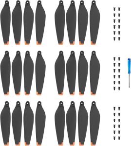 24Pcs Mini 3 Propellers with Screws Compatible with DJI Mini 3 Blades Props Wings Replacement Accessories (Orange)