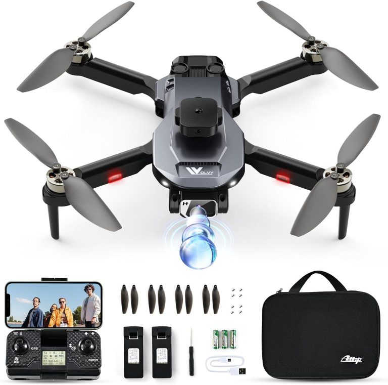 Drone with Camera for Adults, GPS Drone ATTOP F16, Infrared Obstacle Auto Avoidance, 1080P FPV Video Drone Ideal for Vlogging & Scenic Flights, VR Mode, Follow Me, Auto Return, Point of Interest, 1 Key Start/Land/Return, Brushless Motor, 30-Min Flight Time, No FAA License Required, Halloween Toys