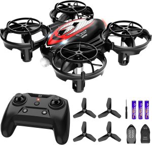 Mini Drone for kids and Beginners RC Quadcopter Indoor Small Helicopter Plane with Auto Hovering, 3D Flip, Headless Mode and 2 Batteries, Great Toy Gift