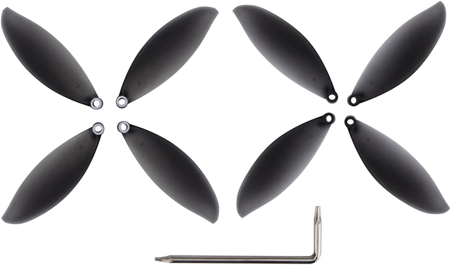 Parrot Anafi Propellers Parrot Anafi Blades Parrot Anafi Drone Blades 8pcs Parrot CCW/CW Propeller Blades Props Anafi Foldable Propellers Parrot Anafi Propeller Kit Anafi Parts for RC Quadcopter