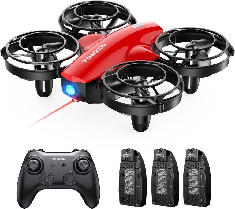 TOMZON 2 Pack A24 Drone for Kids with Battle Mode, Small RC Drone with Throw to Go, Kids Drone with Circle Fly, Self Spin, 3D Flip, 2-In-1 Quadcopter with Altitude Hold, Headless Mode, 4 Batteries