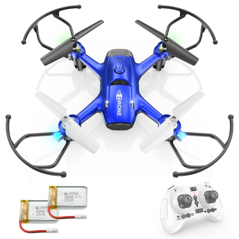 Wipkviey Drone for Kid, Mini T16 Remote Control Micro Quadcopter for Beginners with 12 Mins Flight Time, One Key Take-Off/Landing, Auto Hover, 3D Flip, Headless Mode for Boys Girls