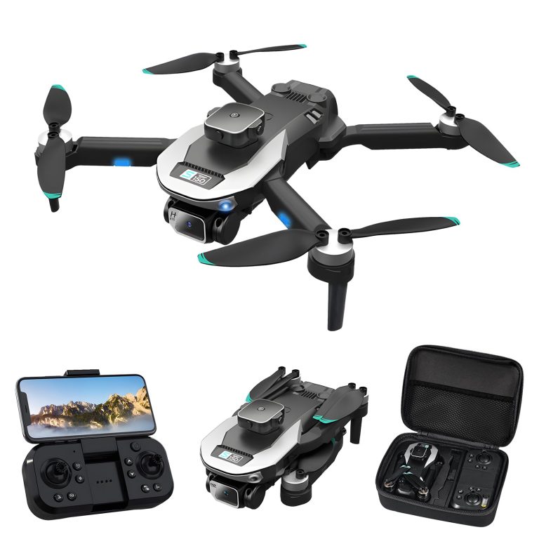 Drone With Camera for Adults and Kids,8K HD FPV Camera Drone with Carrying Case,Foldable Drone Remote Control Toys with 2 Batteries,One Key Start,Headless Mode,Speed Adjustment,3D Flips,Gifts for Boys Girls