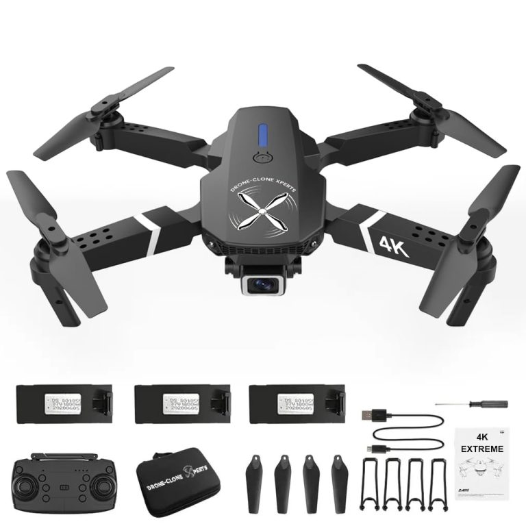 Falcon 4K Drone Pro EXTREME 2023 Upgrade With 4K Camera Adults Beginners Kids, Foldable RC Quadcopter, FPV Video, One Key Start, Follow Mode, Includes Carry Case and 3 Batteries