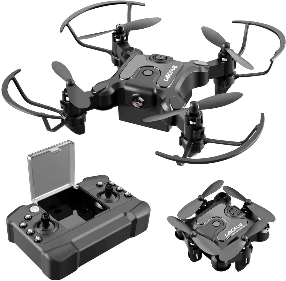 Foldable Mini Drone for Kids Toys,V2 Nano Pocket RC Quadcopter for Beginners Gift,with 3 Batteries,Altitude Hold, Headless Mode,3D Flips, One Key Return,3 Speed Modes,Easy Fly