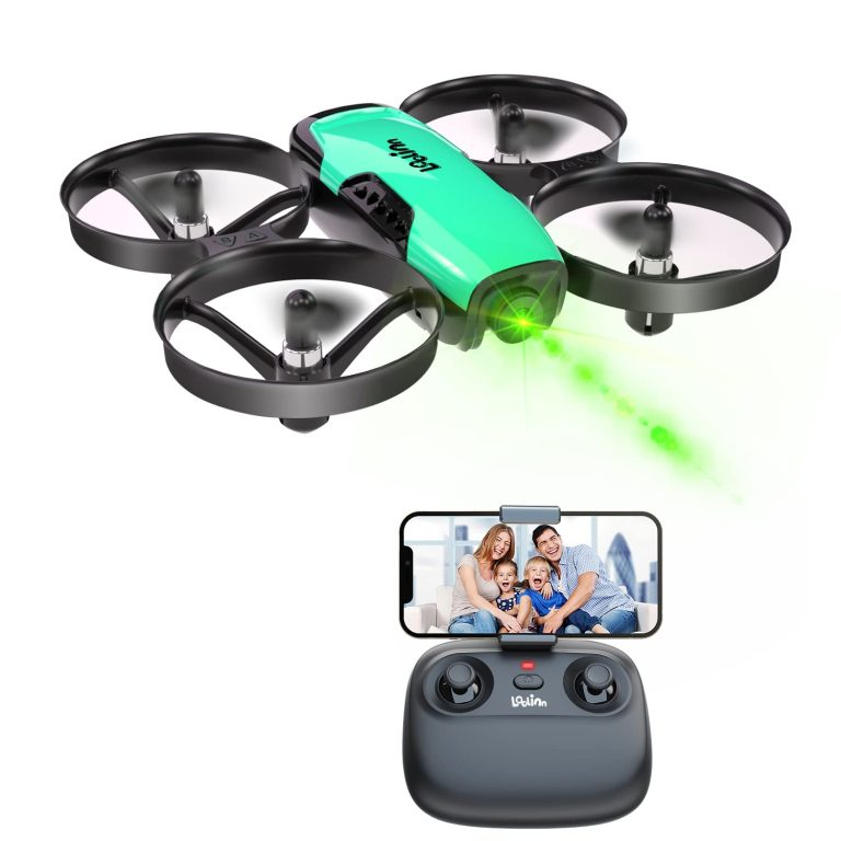 Loolinn | Drones for Kids with Camera – Mini Drone, Remote Control Quadcopter UAV with 90° Adjustable Camera, Security Guards, FPV Real Time Transmission Photos and Videos (Gift Idea)