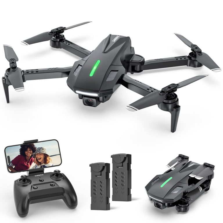 DEERC D70 Mini Drone with Camera,720P HD FPV Foldable Drones,2 Batteries,One Key Start,Headless Mode,Altitude Hold,360 Flip,Drone for Kids,Toys Gifts for Kids