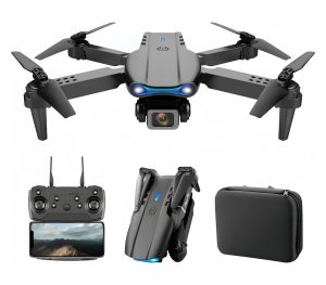 Drone with 1080P Dual HD Camera - 2024 Upgradded RC Quadcopter for Adults and Kids, WiFi FPV RC Drone for Beginners Live Video HD Wide Angle RC Aircraft, Trajectory Flight, Auto Hover, 2 Batteries ,Carrying Case.
