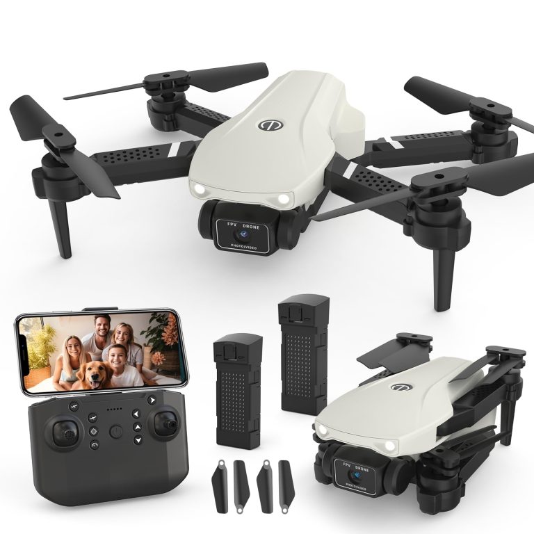 TTROARDS10 Mini Drone for Kids with 720P HD FPV Drone with 2 Batteries One-Click Take Off/Landing, Altitude Hold, Headless Mode, 360° Flips, 3-Gear Speeds, Emergency Stop, Carrying Case, Toys Gifts for boys and Adults Beginner