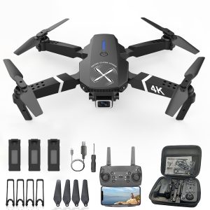 Falcon 4K Drone Pro EXTREME Upgrade 2024 Version with 4K Camera Drone for Adults Beginners Kids, Foldable FPV RC Quadcopter, Includes Carry Case and 3 Batteries