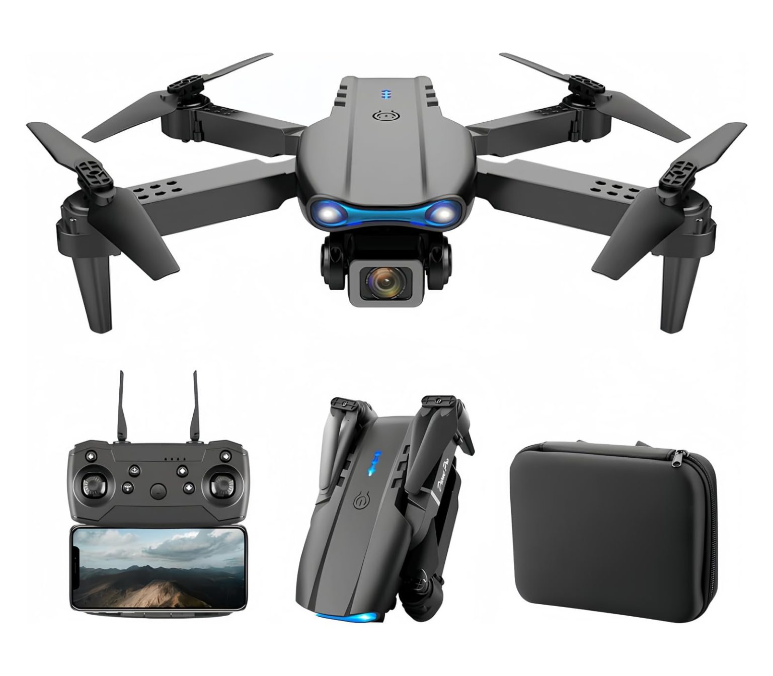 Best 4k Drone For Music Videos Falcon X 4K Drone with Camera for Adults Upgraded Edition Wide-Angle HD