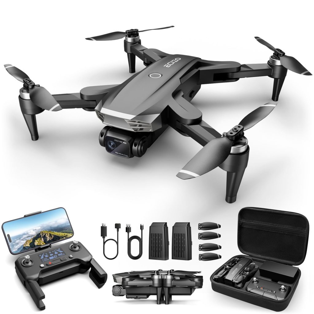 RC Viot GPS Drone with Camera for Adults 4K with Brushless Motors, Auto ...