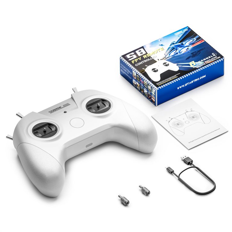 STARDRONE S8 RC Flight Simulator Remote Controller- 8 Channels FPV Drone Games Remote Controller Support Popular System&Platform- Perfect for Beginner Pilots Professional Training Experience