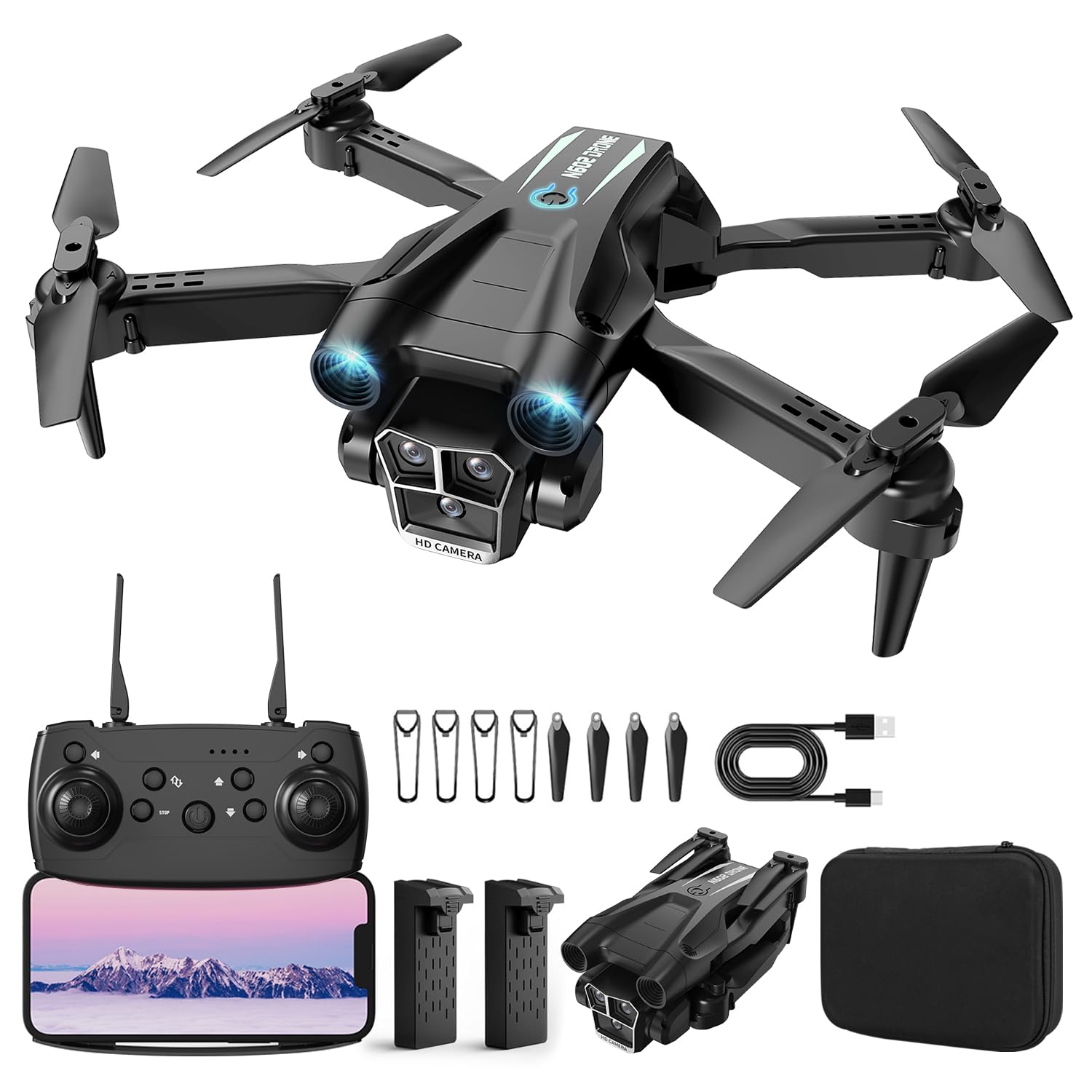 Drone with Camera, Green