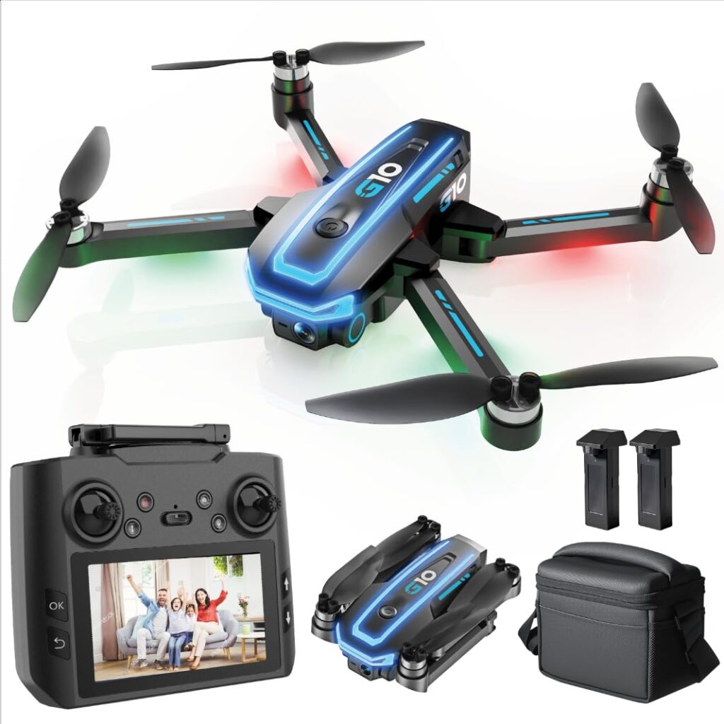 GPS Drones with 4K Camera for Adults with HD Screen on Controller and ...