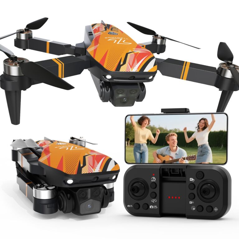 TTROARDS TT19 Drone with 4K Camera for Adults, Drones with 270° Obstacle Avoidance Function, Brushless Motor, Level 3 Wind Resistance, Foldable Quadcopter Mini Drone for Beginners, Green