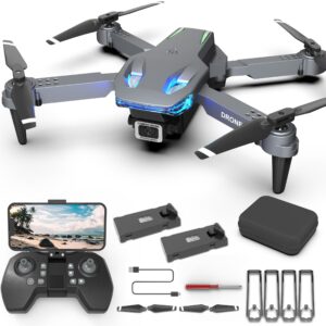 Wipkviey Drone with Camera T28 – Mini Drone 90° Adjustment RC quadcopter 1080P HD, Fpv Foldable Drones for Adults, Drones for kids, Gesture Selfy, Headless Mode, 3D Flip, drone for Beginners