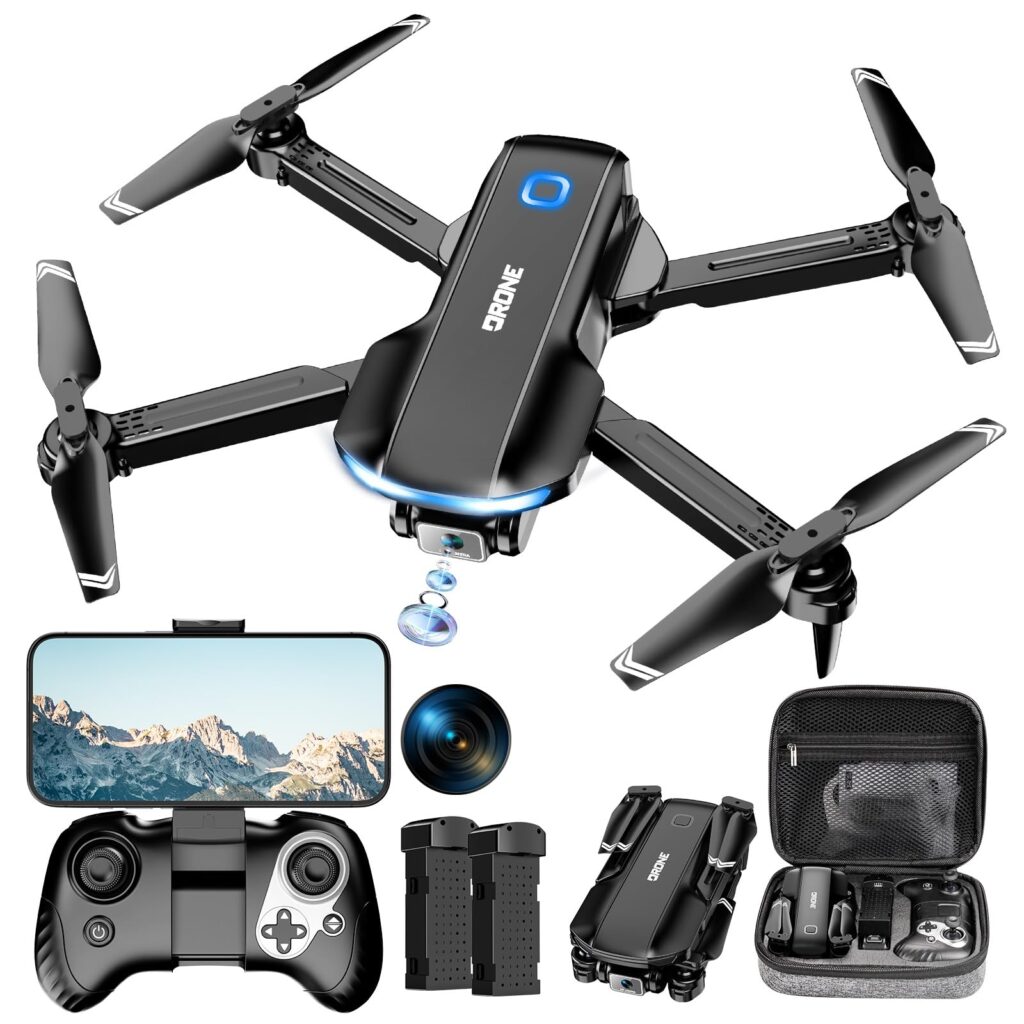 Drone with Camera 1080P HD FPV Foldable Drone for Adults and Beginners ...