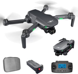 B-Qtech GPS Drone with 4K HD Camera for Adults Beginner, Foldable FPV RC Quadcopter with 1640 Feet Control Range, WiFi 5G Live Video, GPS/Optical Flow Positioning, Smart Around Flight