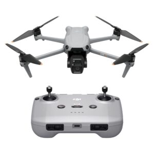 DJI Air 3S (RC-N3), Drone with Camera 4K, Dual-Camera Drone with 1″ CMOS Wide-Angle Camera, 4K/60fps HDR Video & 14 Stops of Dynamic Range, 45-Min Max Flight Time, 20km Transmission Range