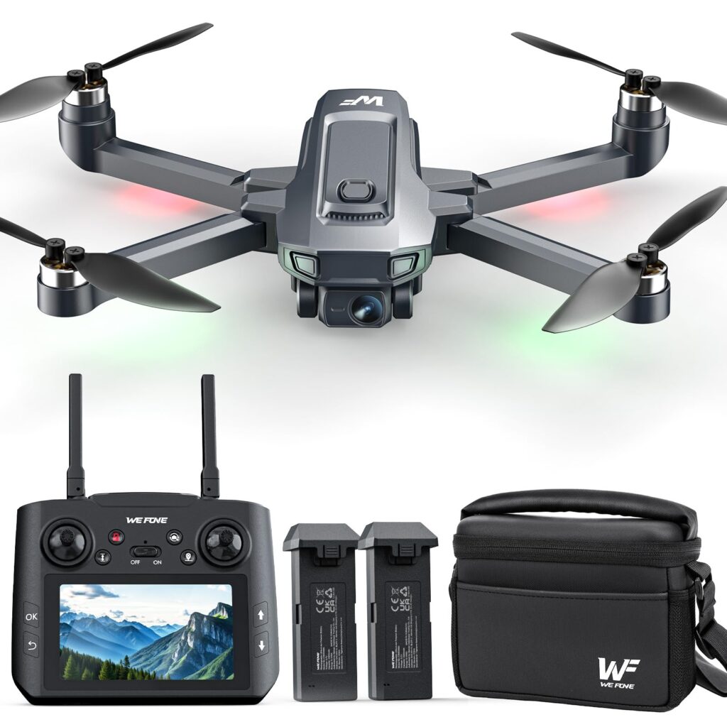 Drones with Camera for Adults 4K, WF33 GPS Foldable FPV Drone with 4.5 ...