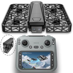 Foldable Pocket Mini Drone 2K Camera Drone, Automatic That Follows You, Selfie Drone, Gesture Control, Smart Flight Paths, One-Click Takeoff/Landing, 360° Grid Protection, Stunt Mode,Drones for Adults Beginner