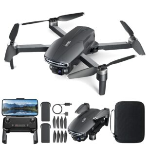 Brushless Motor Drone with Camera for Adults 4K,Optical Positioning,Long Range 5G FPV Video Transmission,120°FOV Camera, 90°Adjustable Lens,2Batteries, Carrying Case, Easy for Beginner,Under249G