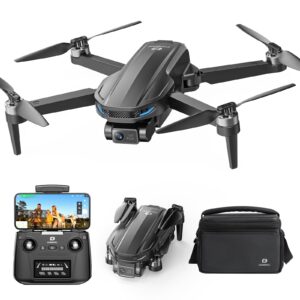 DEERC D65 Drone with 4K UHD Camera for Adults, 2-Axis Gimbal & EIS Stabilization, Under 249g Foldable GPS Quadcopter with Brushless Motors, Follow Me, Waypoint, Orbit, Auto Return, Beginner Friendly